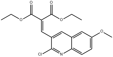 2-CHLORO-6-METHOXY-3-(2,2-DIETHOXYCARBONYL)VINYLQUINOLINE