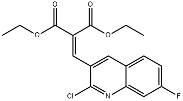 2-CHLORO-7-FLUORO-3-(2,2-DIETHOXYCARBONYL)VINYLQUINOLINE