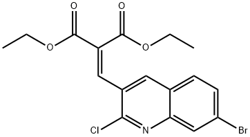 7-BROMO-2-CHLORO-3-(2,2-DIETHOXYCARBONYL)VINYLQUINOLINE