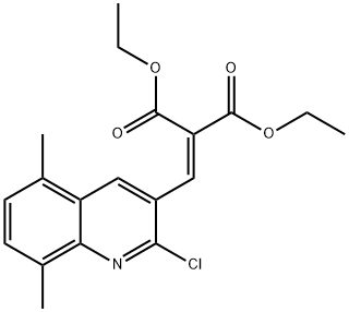 2-CHLORO-5,8-DIMETHYL-3-(2,2-DIETHOXYCARBONYL)VINYLQUINOLINE