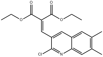 2-CHLORO-6,7-DIMETHYL-3-(2,2-DIETHOXYCARBONYL)VINYLQUINOLINE