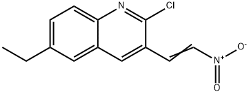 E-2-CHLORO-6-ETHYL-3-(2-NITRO)VINYLQUINOLINE