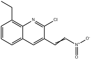 E-2-CHLORO-8-ETHYL-3-(2-NITRO)VINYLQUINOLINE Structural