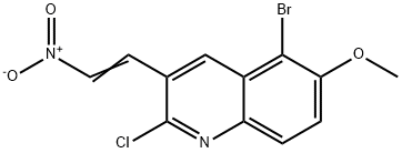 E-5-BROMO-2-CHLORO-6-METHOXY-3-(2-NITRO)VINYLQUINOLINE