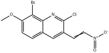 E-8-BROMO-2-CHLORO-7-METHOXY-3-(2-NITRO)VINYLQUINOLINE