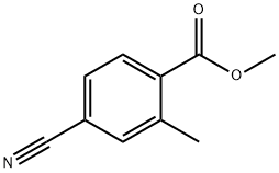 methyl 4-cyano-2-methylbenzoate Structural