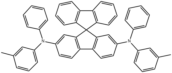 N,N'-Bis(3-methylphenyl)-N,N'-diphenyl-9,9-spirobifluorene-2,7-diamine Structural