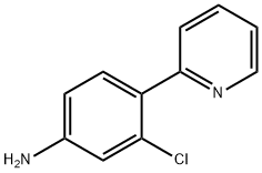 3-CHLORO-4-(PYRIDIN-2-YL)ANILINE Structural