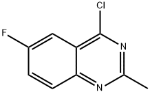 4-chloro-6-fluoro-2-methylquinazoline Structural