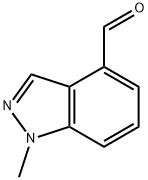 1-Methyl-1H-indazole-4-carbaldehyde Structural