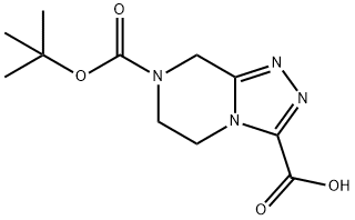 7-(tert-butoxycarbonyl)-5,6,7,8-tetrahydro-[1,2,4]triazolo[4,3-a]pyrazine-3-carboxylic acid