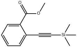 methyl 2-((trimethylsilyl)ethynyl)benzoate Structural