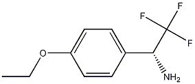 Benzenemethanamine, 4-ethoxy-.alpha.-(trifluoromethyl)-, (.alpha.R)- Structural