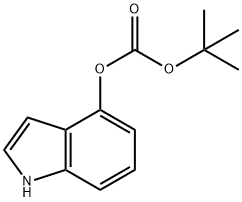 tert-butyl 1H-indol-4-yl carbonate Structural
