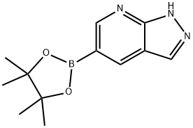 1H-Pyrazolo[3,4-b]pyridine-5-boronic acid pinacol ester Structural