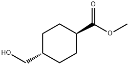 (1r,4r)-methyl 4-(hydroxymethyl)cyclohexanecarboxylate Structural