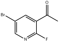 1-(5-Bromo-2-fluoropyridin-3-yl)ethanone Structural