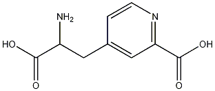 alpha-Amino-2-carboxy-4-pyridinepropanoic acid Structural