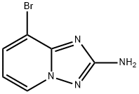 8-Bromo-[1,2,4]triazolo[1,5-a]pyridin-2-ylamine Structural