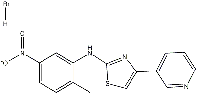 N-(2-Methyl-5-nitrophenyl)-4-(3-pyridinyl)-2-thiazolamine hydrobromide