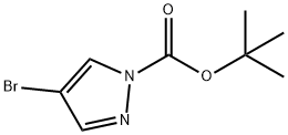 1-Boc-4-bromopyrazole Structural