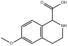 1-Isoquinolinecarboxylic acid, 1,2,3,4-tetrahydro-6-methoxy- Structural