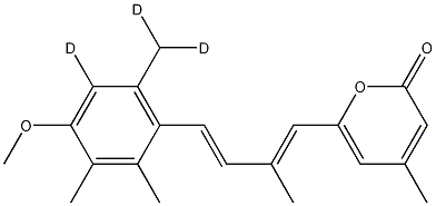 6-[(1E, 3E)-4-(4-Methoxy-2,3,6-trimethylphenyl-d3)-2-methyl-1,3-butadien-1-yl]-4-methyl-2H-pyran-2-one