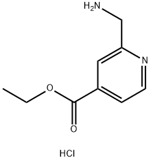 Ethyl 2-(Aminomethyl)Isonicotinate Hydrochloride Structural