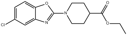 ethyl 1-(5-chlorobenzo[d]oxazol-2-yl)piperidine-4-carboxylate Structural