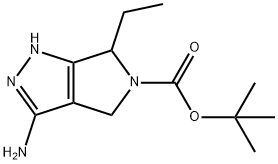 tert-butyl 3-amino-6-ethyl-4,6-dihydropyrrolo[3,4-c]pyrazole-5(1H)-carboxylate