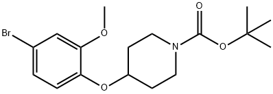 tert-Butyl 4-(4-bromo-2-methoxyphenoxy)piperidine-1-carboxylate