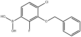 3-Benzyloxy-4-chloro-2-fluorophenylboronic acid