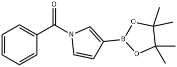 Phenyl(3-(4,4,5,5-tetramethyl-1,3,2-dioxaborolan-2-yl)-1H-pyrrol-1-yl)methanone Structural