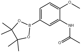 N-(2-Methoxy-5-(4,4,5,5-tetramethyl-1,3,2-dioxaborolan-2-yl)phenyl)acetamide