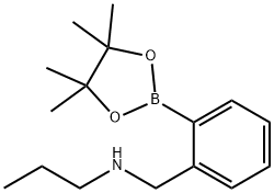 N-(2-(4,4,5,5-Tetramethyl-1,3,2-dioxaborolan-2-yl)benzyl)propan-1-amine