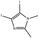 4,5-Diiodo-1,2-dimethyl-1H-imidazole Structural