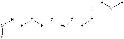 Iron(II) chloride tetrahydrate Structural