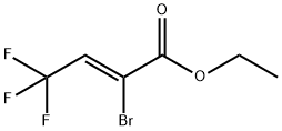 Z-2-Bromo-4,4,4-trifluorbutenoic acid, ethyl ester Structural