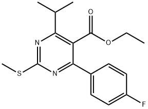 Ethyl 4-(4-Fluorophenyl)-6-isopropyl-2-methylthiopyrimidine-5-carboxylate