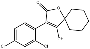 3-(2,4-Dichlorophenyl)-4-hydroxy-1-oxaspiro(4,5)dec-3-en-2-one Structural