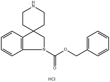 benzyl spiro[indoline-3,4'-piperidine]-1-carboxylate hydrochloride Structural