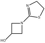 3-Hydroxy-1-(1,3-thiazolin-2-yl)azetidine Structural