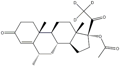 Medroxyprogesterone-d3 Structural