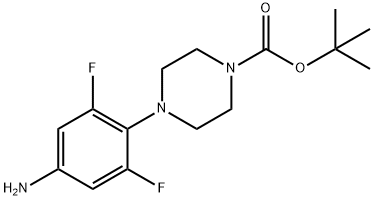 tert-butyl 4-(4-amino-2,6-difluorophenyl)piperazine-1-carboxylate