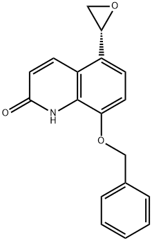 5-(2R)-2-Oxiranyl-8-benzyloxy-2(1H)-quinolinone Structural