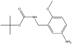 t-Butyl 5-amino-2-methoxybenzylcarbamate Structural