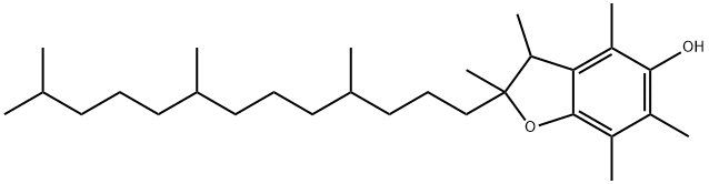 2,3-Dihydro-2,3,4,6,7-pentamethyl-2-(4,8,12-trimethyltridecyl)-5-benzofuranol Structural Picture