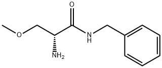 (R)-2-amino-N-benzyl-3-methoxypropanamide Structural