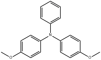 4-Methoxy-N-(4-methoxyphenyl)-N-phenylbenzenamine Structural