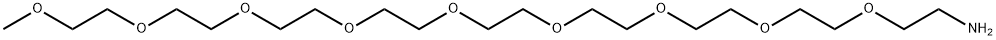 2,5,8,11,14,17,20,23,26-Nonaoxaoctacosan-28-amine Structural